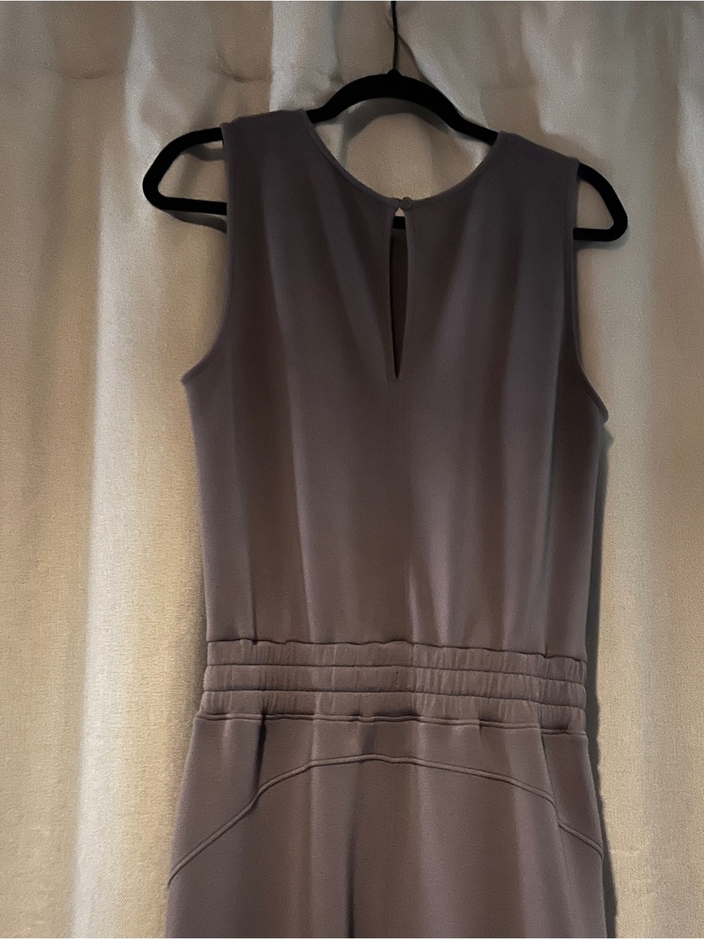 SPANX Sleeveless Keyhole Waist-Detail Midi Dress in Mauve